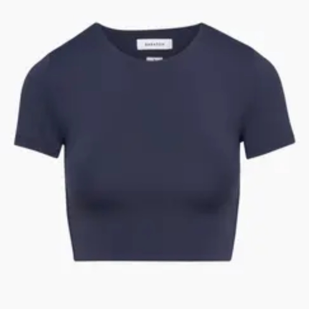 Aritzia Babaton Contour Crew Cropped T-Shirt